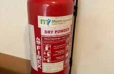 Fire! extinguisher with stand. Never used. Full. For car or home Fire extinguisher with stand. Never used. Full. For car or home Fire extinguisher with stand. Never used. Full. For car or home